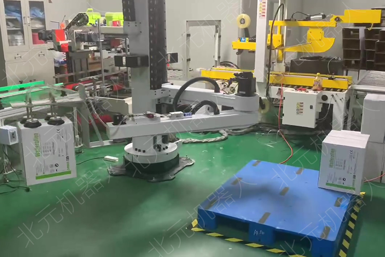 纸箱码垛，立柱机器人码垛